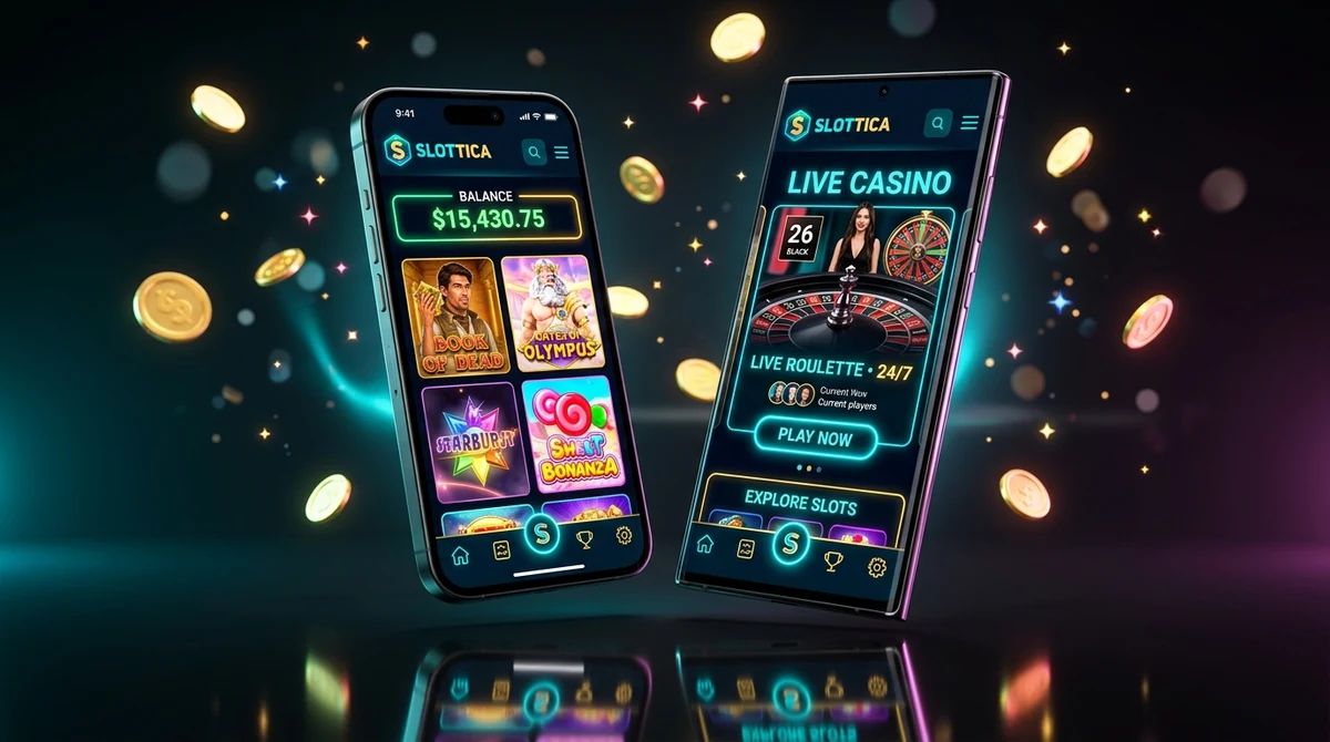 MythosWin casino on a smartphone